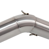 Pipé De Escape Para Motocicleta Benelli 752S Tubo Medio De 51MM De Acero Inoxidable Modificado En El Ángulo Del Goteo - details 3