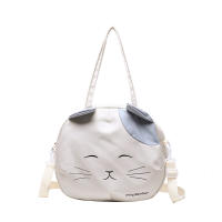 Nueva Bandolera Ligera De Gran Capacidad Moda Casual Para Mujer Estilo De Calle Mini Tote Con Cierre De Cremallera Material Nylon Con Estampado Animal - details 1