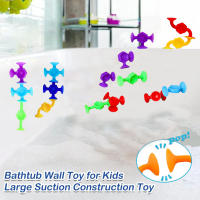 Juguetes De Construcción Para Niños 50pcs Con Almacenamiento En Huevo Succiona En Baño Y Viaje Regalo Para Boys Y Girls - details 6