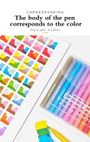 Rotulador De Pincel De Tinta Hidratada En 12 Colores Pastel Para Caligrafía Arte Y Dibujo Ideal Para Lettering Y Diario - details 8