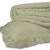 HMS Colcha Bouti Isabella Beige con Volante y Cojines - Cama 90, 105, 135/140, 150/160 y 180 - Entretiempo - details 0