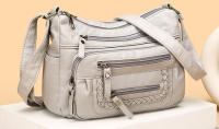 Bolso De Hombro Para Mujer De Lujo En Cuero Suave Diseñador Bolso Cruzado De Calidad Sac a Main Estilo Versátil Tote Solid PU Con Cierre De Cremallera - details 18
