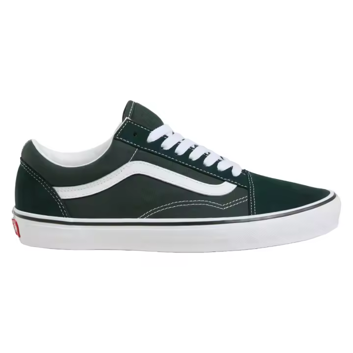 Zapatillas Vans Verdes Old Skool con Cierre de Cordones y Cuello Acolchado - 1