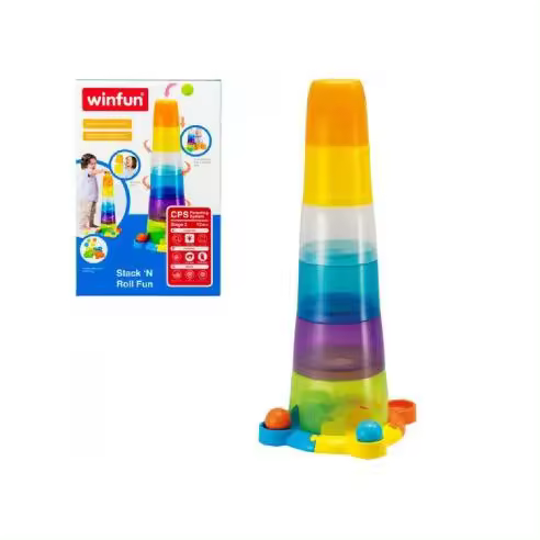 TORRE APILABLE GIGANTE WINFUN Raíz PRIMERA INFANCIA Todos los juguetes - 1