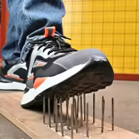 Zapatos De Seguridad Indestructibles Para Hombres Mocasines De Trabajo Botas De Seguridad Ligeras Antipinchazos Punta De Acero Zapatos De Trabajo - details 13