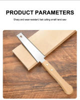Sierra De Mano Estilo Japonés Con Mango De Madera Antideslizante Sierra De Aplanado Flexible Para Trabajos De Carpintería Y Corte De Madera Herramienta De Corte - details 15
