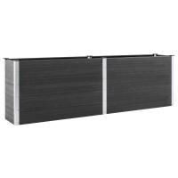 vidaXL Arriate de jardín WPC gris  Dimensiones 200 x 50 x 54 cm,  200 x 50 x 91 cm,  200 x 100 x 54 cm y mas - details 6