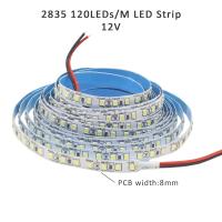 Tira De Luz LED 12V 24V SMD 2835 6000K 3000K Calor 5M 10M Flex Tape Luz 120LEDs/M 240LEDs/M 8mm 10mm PCB Para Habitación - details 4