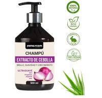 FAMILYCOM. Champú Pelo con Extracto de Cebolla Roja 500ml. Fortalece y Estimula Crecimiento. Cabello Más Fuerte - details 1