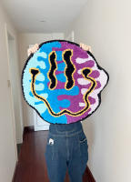 Alfombra LAKEA Tejida Con Rostro Sonriente Mágico Para Decoración Del Hogar O Regalo Material Poliéster 100% Personalizable - details 6