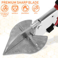 Tijeras De Miter Multifuncionales Precisas Para Corte Angular 45°-135° Herramienta Manual Para Modelado De Zapatos Y Carpintería - details 0