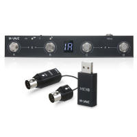 Controlador MIDI De Chocolate M-VAVE Con Pedal Y 4 Botones BT Recargable Transmisión Inalámbrica Sistema APP Control - details 0