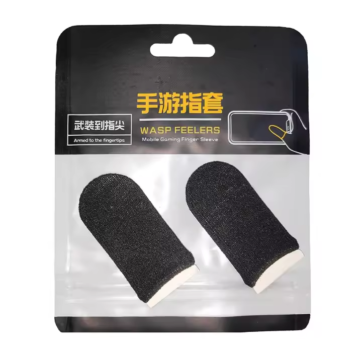 Dedales para Jugar al Movil , Funda Protectora para Dedo Pulgares, Diseñada para Jugadores Gaming Disparos, Transpirable, Sin Sudor, Incluye dos piezas para Android y iOS - 1