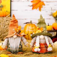 Adornos De Peluche De Gnome Y Calabaza Para Decoración De Navidad Y Agradecimiento Otoño Tamaño Único Decoraciones Swedes Nisse Elf Dwarf - details 13