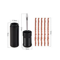 Kit De Reparación De Neumáticos Ciclismo Tubeless Con Plugues Y Herramienta De Inserción De Raspaduras De Goma Para Bicicletas De Carretera Y MTB - details 0