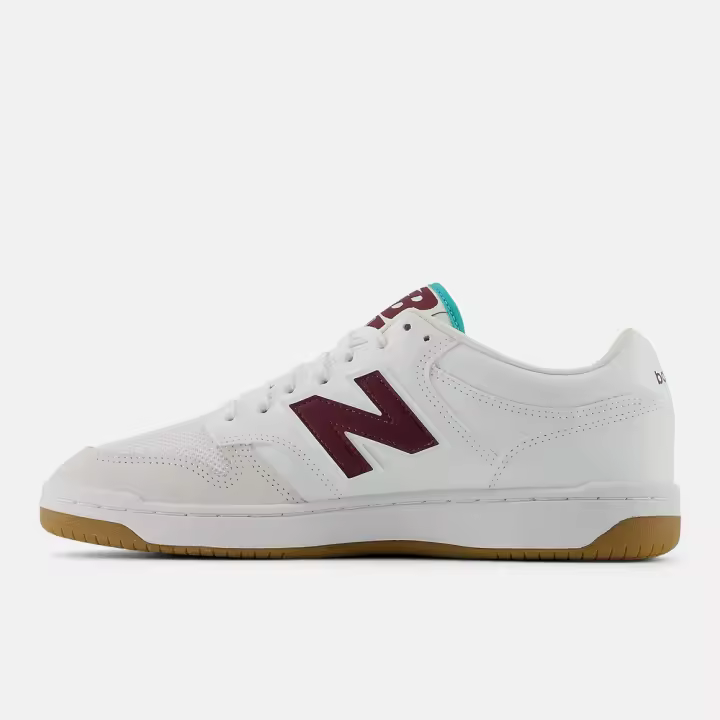 Zapatillas New Balance 480 Low Blanco Burdeos Sneaker Bb480Lft - 1