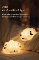 Lámpara De Noche LED De Oveja Cartoon Recargable Iluminación Suave Para Decoración De Dormitorio Y Mesa Regalo Para Niños Cumpleaños Jardín - details 8
