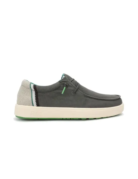 Zapatillas Pitas Wallabi Cana Hombre Gris Oscuro - 1