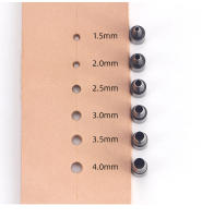 Kit De Herramientas Para Perforar Japón QJH Con 6 Puntas Tamaño 1.5mm - 4mm Para Costura DIY Cuero Artesanía Papel Encuadernación - details 8