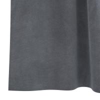Cortinas Opacas vidaXL con Lazos de Suspensión 2 pcs Gris Claro de Terciopelo - details 5
