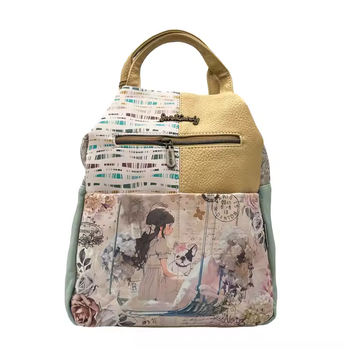 Mochila Sweet Melody Colección Dreamy Garden - ¡El toque perfecto de naturaleza y elegancia! Antirrobo y de alta calidad - 1