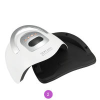Secador De Uñas LED SUN X23MAX Con 81 LEDs Timer Automático De 10/30/60/99s Para Secado De Polvo De Uñas Profesional Tamaño 220*200*105mm - details 6