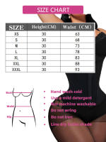 Faja Colomniana De Compresión Doble Para Mujer Control De Abdomen Postparto Modeladora Y Adelgazante Talla XS-3XL Color Negro - details 0