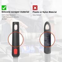 Espátula de silicona para pescado Turner Espátula denso semicircular Tortilla Espátulas para panqueques para utensilios - details 2