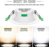 12PCS 7W blanco Led Downlight empotrado luces de techo Slim Spot Light - details 1
