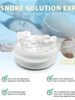 Dispositivo Antisnore Ajustable Mascarilla Para Durmiendo Anti-Grinding De Noche Material EVA+PCTG Translúcido Tamaño 6.5*4.2cm - details 5