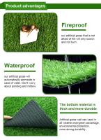 Césped de jardín natural de alta calidad 7mm césped artificial césped artificial césped sintético alfombra verde césped artificial césped artificial - details 5