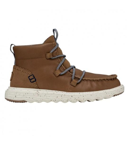 Hey Dude BOTA DUDE REYES BOOT LEATHER 40183-2DM TOBACCO BROWN - Zapatilla Mujer - Piel Genuina