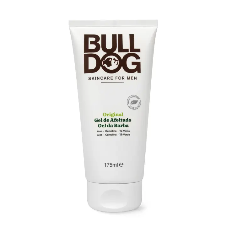 Bulldog Skincare Bulldog - Gel de Afeitar Original Cuidado Facial para Hombres - 175 Ml - Uso Diario - Sin Irritaciones - 1
