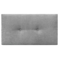 DHOME Cabecero de Polipiel o Tela AQUALINE Pro cabeceros Cabezal tapizado Cama Lujo (Gris Tela) - details 2