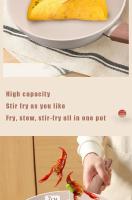 Sartén Antiadherente Para Estofado Y Panqueques Apto Para Inducción Y Fogón De Gas Cocina Ecológica De Acero Inoxidable 28cm - details 4