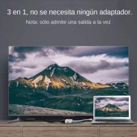 Adaptador 4-en-1 Mini DisplayPort a HDMI VGA DVI Para Apple Macbook pro Air Mini Thunderbolt 2 Cable De Audio Compatible Con HDMI 1.4 Para Computadora Monitor Proyector Televisión - details 3