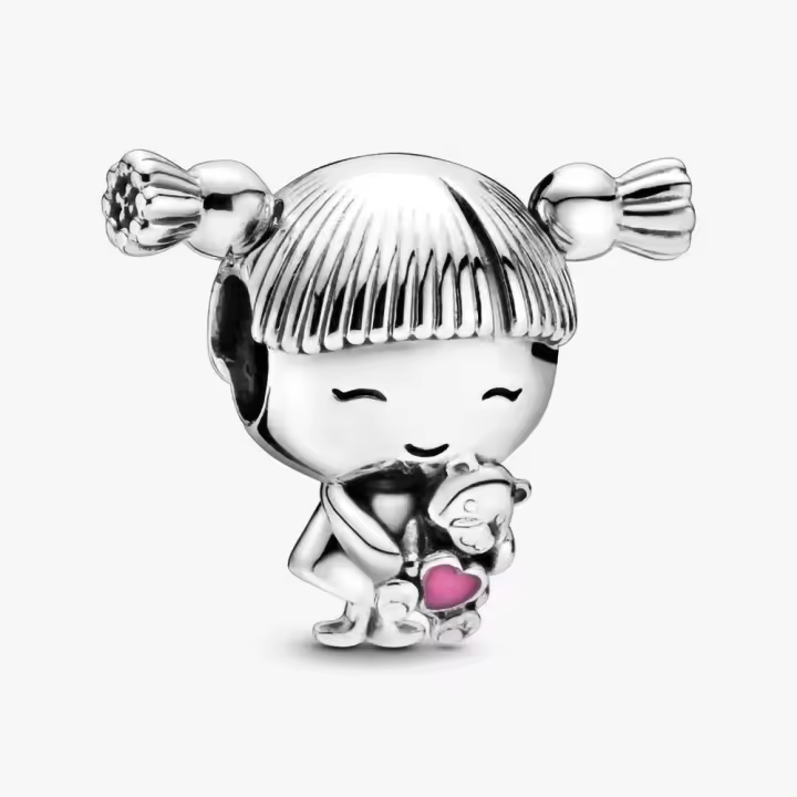 Pandora Charm de Colgante en Plata de Ley en Plata de Ley Niña 798016EN160 ，Incluye Caja Original - 1