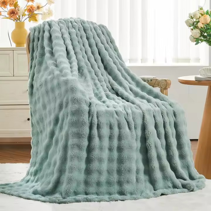 Super Soft Queen Blanket Mustard Yellow Premium Siy Flannel Fleece Leaves Pattern Lightweight Bed Blanket All Season Use (Mustard Yellow, Queen(90"x90")) - 1