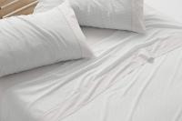 Juego de Sábanas  Modelo 541 50% Algodón de Burrito Blanco – Suavidad, Estilo y Confort para tu Dormitorio. - details 7