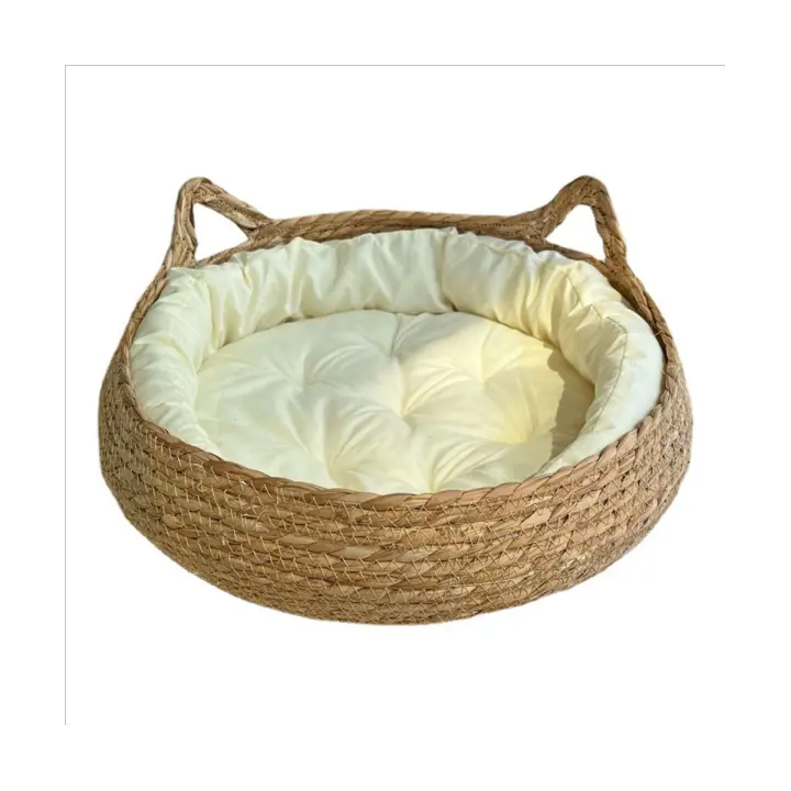 Manta para Gatos y Perros Cozy Tablero de Rascado de Verano de Ratán Borrable y Lavable con Almohadilla Removible de 35cm Suministros para Gatos Normalidad Producto para Mascotas - 1