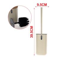 Accesorios Baño, Set Completo Jabonera, Dispensador Jabon, Escobilla, Vaso para Enjuague,Jabonera, Kit de Decoracion para Baños de 4 piezas color Beige - details 1