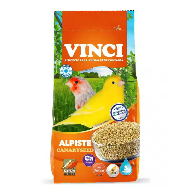 Vinci Alpiste para Pájaros 1Kg - Comida Natural para Aves - 1