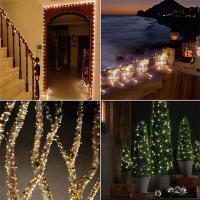 Luces Solares LED Para Exteriores Impermeables Guirnalda De Luces De Hadas Para Fiesta De Navidad Jardín Decoración De Lampara Solar - details 9