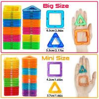 Bloques De Construcción Magnéticos Para Niños 58-38Pcs Juguetes Educativos STEM Modelos De Construcción Educativos Regalos Para Niños Aged 3-6 - details 5