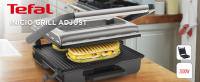 Tefal GC242D Grill de carne, pescado y verduras, Función sandwichera y panini, Termostato regulable, Bandeja recolectora de jugos antigoteo, Plateado, 2000 W - details 0
