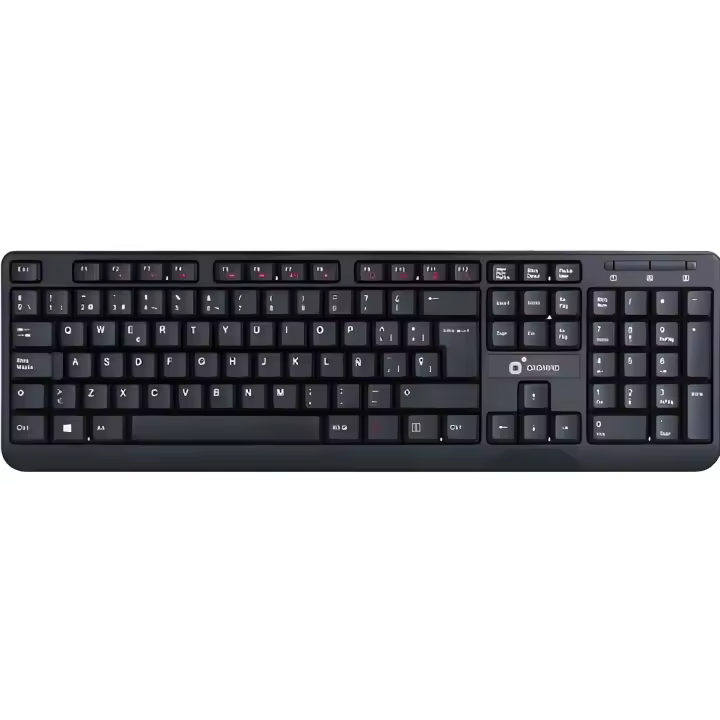Cromad t50 teclado multimedia usb - teclas fn + multimedia - diseño extrafino y tacto suave - 1