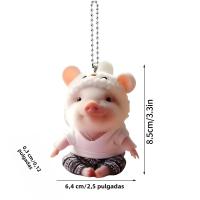 Colgante Decorativo De Cerdo Acrílico 2D Interesante Para Llaves De Coche Regalo Divertido Y Moderno Para Amigos - details 13