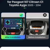 Junsun X8 11.5“ 2K 2000*1200 QLED CarPlay inalámbrico Android Auto radio para Peugeot 107 Toyota Aygo 2005 2006 2007 2008 2009 2010 2011 2012 2013 2014  de coche  autoradio multimedia - details 1