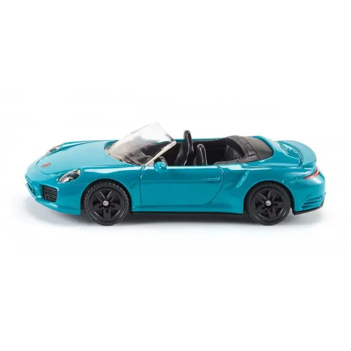 Siku Porsche 911 Turbo S Cabriolet - Coche Deportivo Descapotable 580HP - Modelo de Juguete - 1