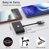 Adaptador De CarPlay Inalámbrico Para Android/Apple Con Cable a Inalámbrico Dongle Plug And Play Conexión USB Adaptador De Auto Universal - details 3